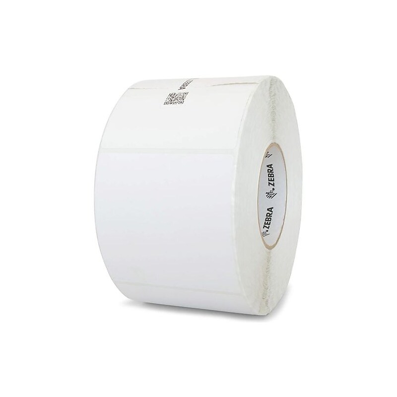 Zebra Z-Perform 1000D Direct Thermal Label, 4"x 6", White, 1000 Labels/Roll, 4 Rolls/Case (10000301) image 1