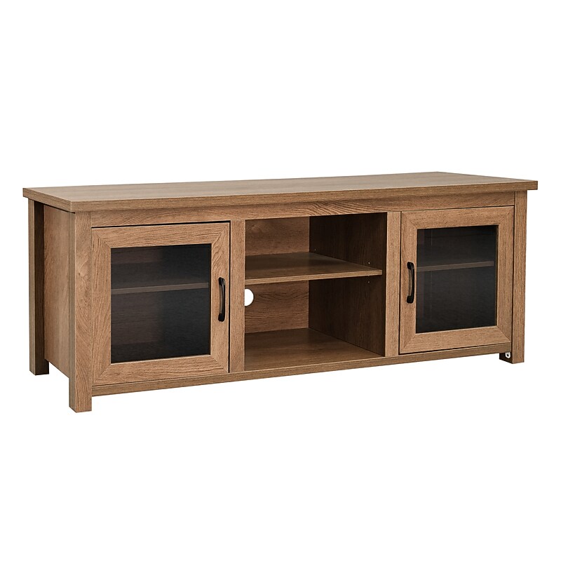 Flash Furniture Sheffield Console TV Stand, Screens up to 80", Walnut (GCMBLK65WAL) image 1
