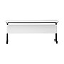 Flash Furniture Palmer 72"W x 24"D Foldable Training Room Table, Laminate, White Tabletop/Black Frame (MTM7224TLEGWB)~#|#~sp247435096_sc7