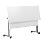 Flash Furniture Palmer 60"W x 24"D Foldable Training Room Table, Laminate, White Tabletop/Gray Frame (MTM6024TLEGWG)~#|#~sp247435202_sc7