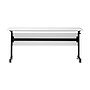 Flash Furniture Palmer 60"W x 24"D Foldable Training Room Table, Laminate, White Tabletop/Black Frame (MTM6024TLEGWB)~#|#~sp247504619_sc7