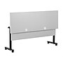 Flash Furniture Palmer 72"W x 24"D Foldable Training Room Table, Laminate, Gray Tabletop/Black Frame (MTM7224TLEGGB)~#|#~sp247504760_sc7