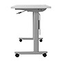 Flash Furniture Palmer 60"W x 24"D Foldable Training Room Table, Laminate, Gray Tabletop/Gray Frame (MTM6024TLEGGG)~#|#~sp247504847_sc7