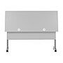 Flash Furniture Palmer 60"W x 24"D Foldable Training Room Table, Laminate, Gray Tabletop/Gray Frame (MTM6024TLEGGG)~#|#~sp247504849_sc7