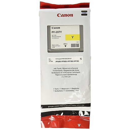 Canon 207 Yellow Standard Yield Ink Cartridge (8792B001AA) Staples