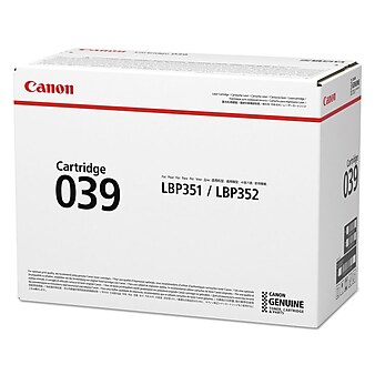 Canon 039 Black Standard Yield Toner Cartridge (CNM0287C001AA)