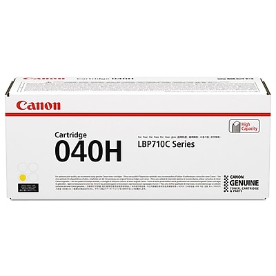 Canon 040H Yellow High Yield Toner Cartridge (CNM0455C001AA)