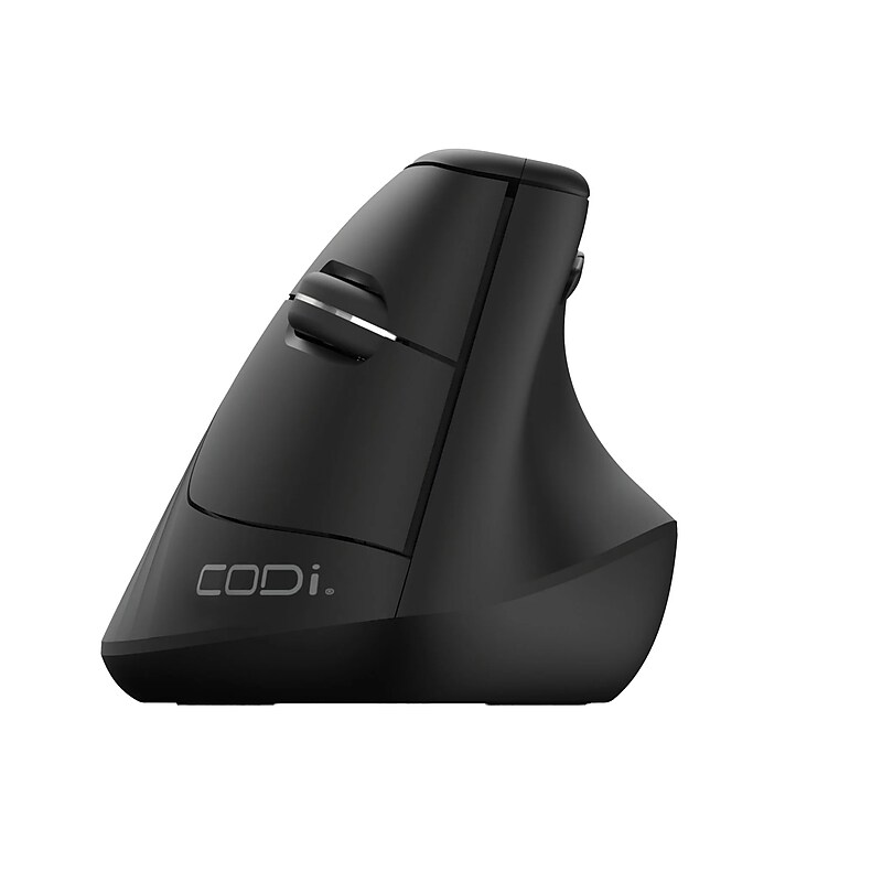 CODi 6D Wireless Ergonomic Vertical Optical USB Mouse, Black (A05002) image 1