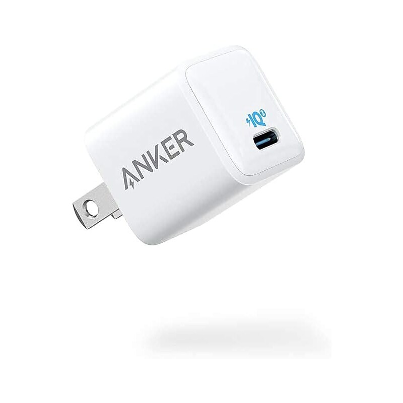 Anker PowerPort PD Nano 20W USB-C Wall Charger, White (6810029) image 1