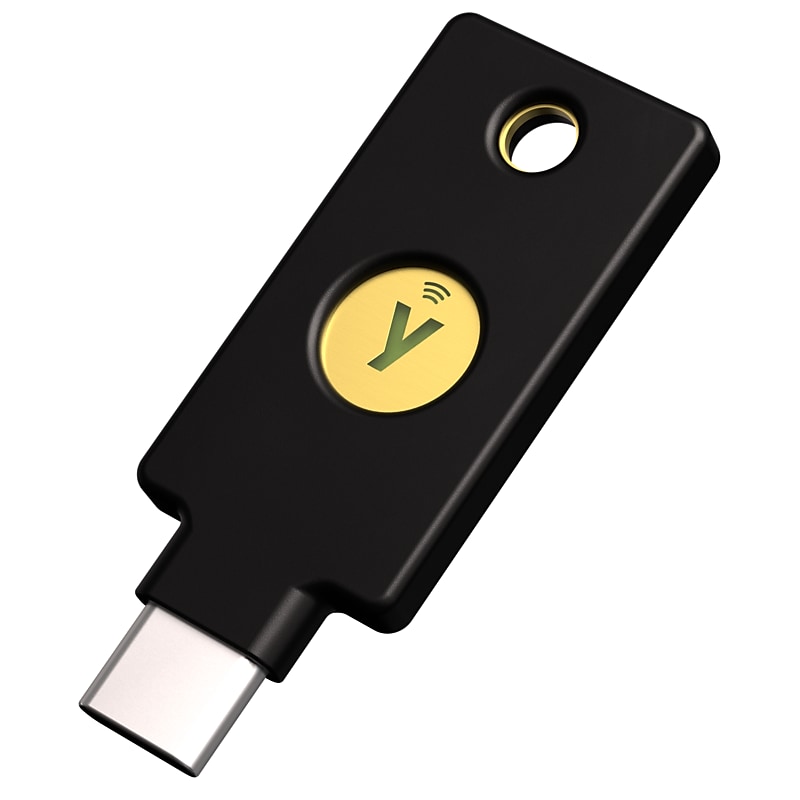Yubico Security Key C NFC Security Key, USB-C or NFC, Black (8880001089) image 1