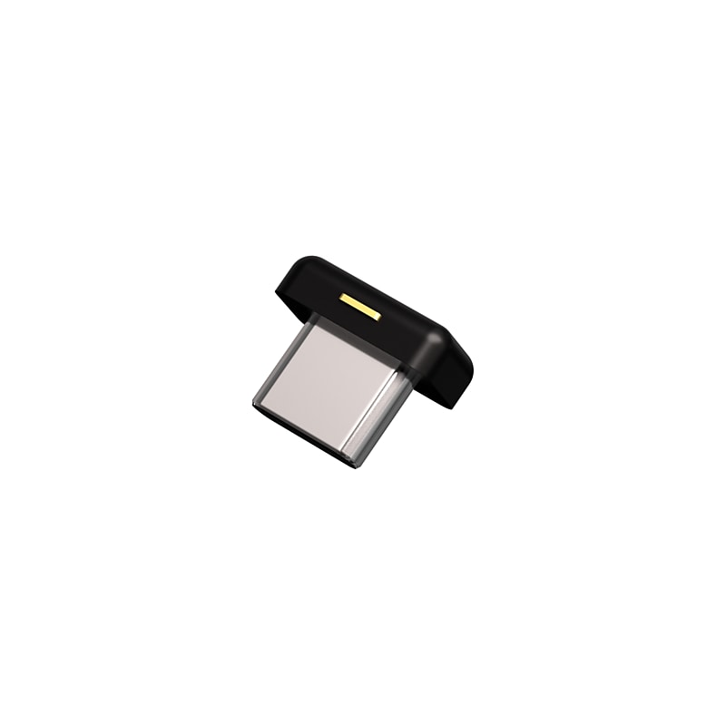 Yubico YubiKey 5C Nano Security Key, USB-C, Black (8880001054) image 1