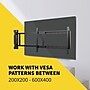 Promounts Motorized Swing TV Wall Mount for TVs 32" - 75" Up to 110 lbs. (PMAM6401)~#|#~sp249327657_sc7