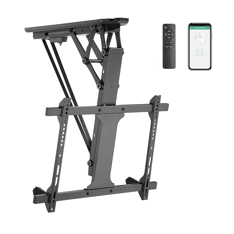 Promounts Motorized Fireplace Mantel TV Wall Mount for TVs 37" - 70" Up to 77 lbs. (PMFM6401) image 1