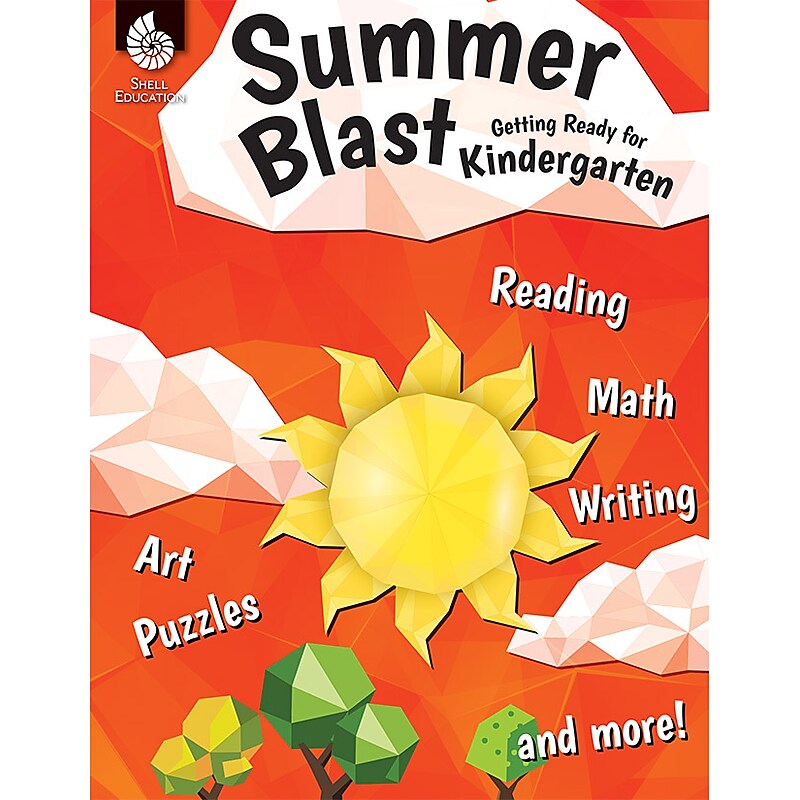 Shell Education Summer Blast: Getting Ready for Kindergarten Book (51550) image 1