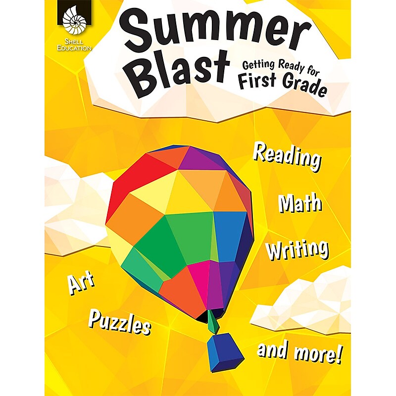 Shell Education Summer Blast: Getting Ready for First Grade Book (51551) image 1
