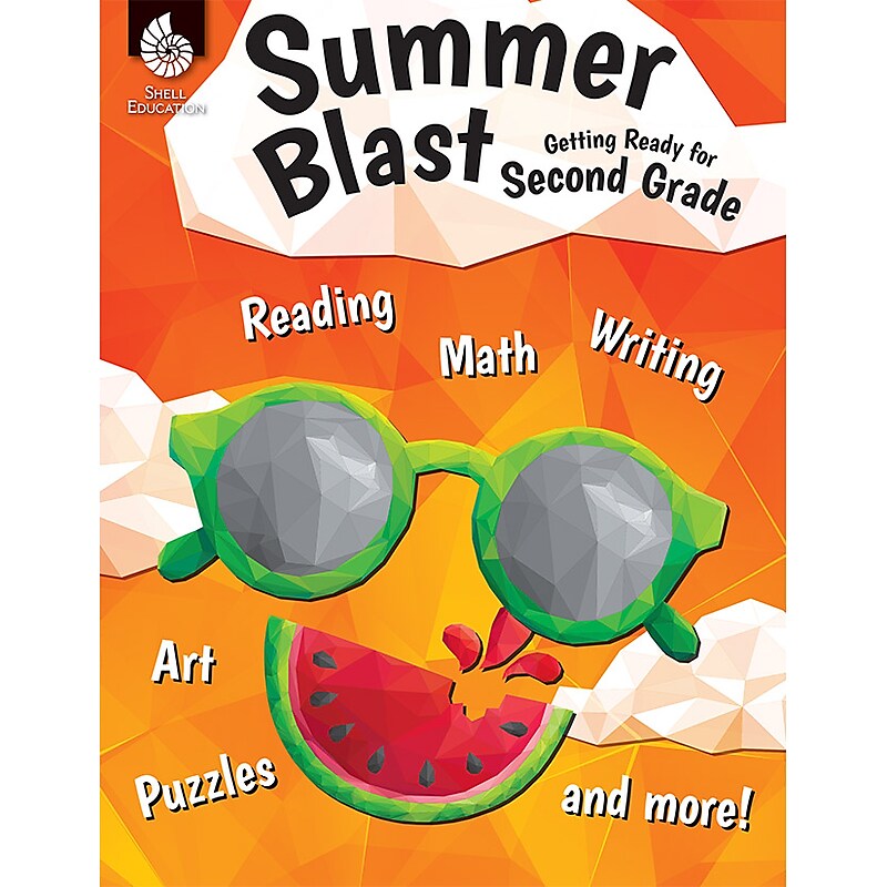 Shell Education Summer Blast: Getting Ready for Second Grade Book (51552) image 1