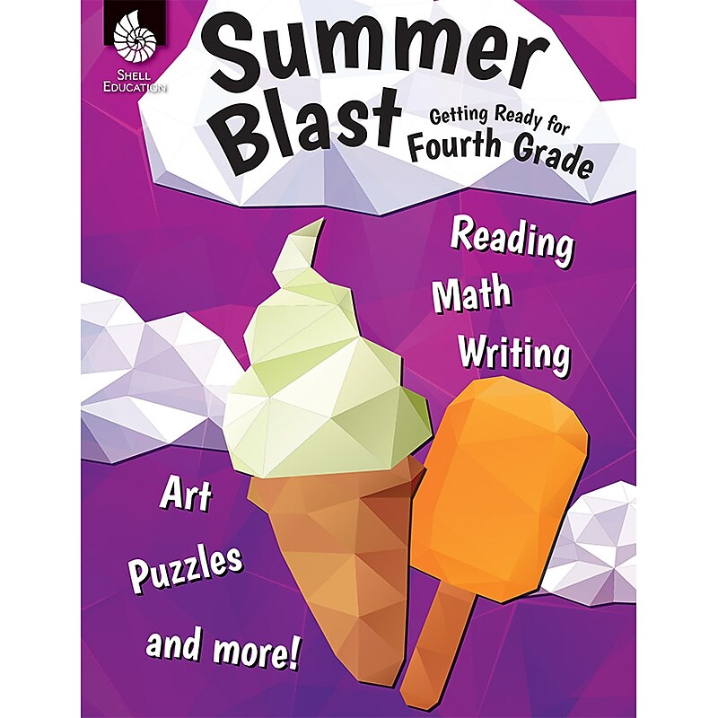 Shell Education Summer Blast: Getting Ready for Fourth Grade Book (51554) image 1
