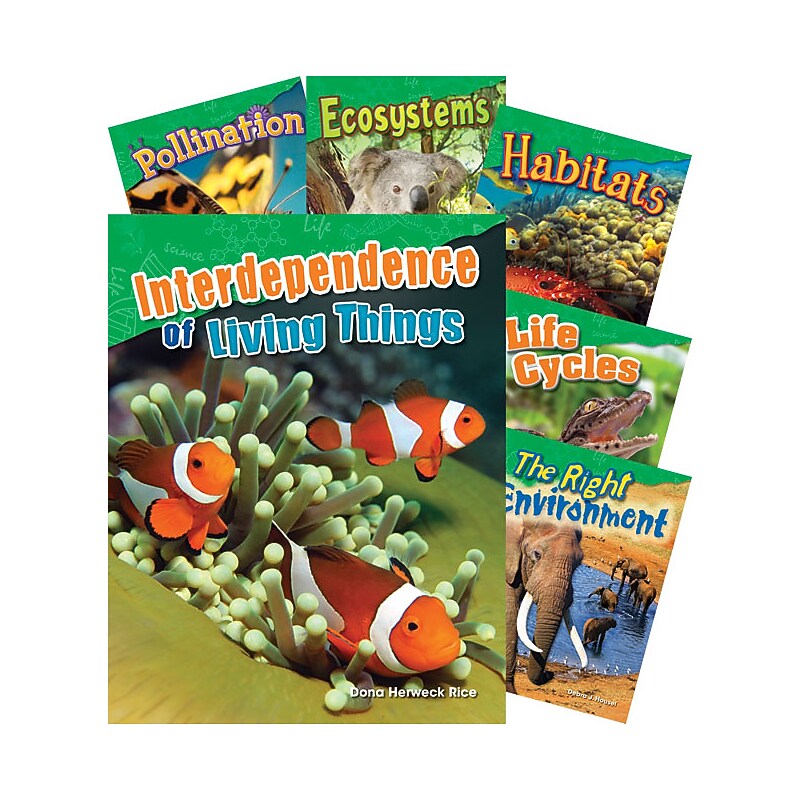 Teacher Created Materials Let's Explore Life Science Grades 2-3, 10-Book Set Book Set (23425) image 1