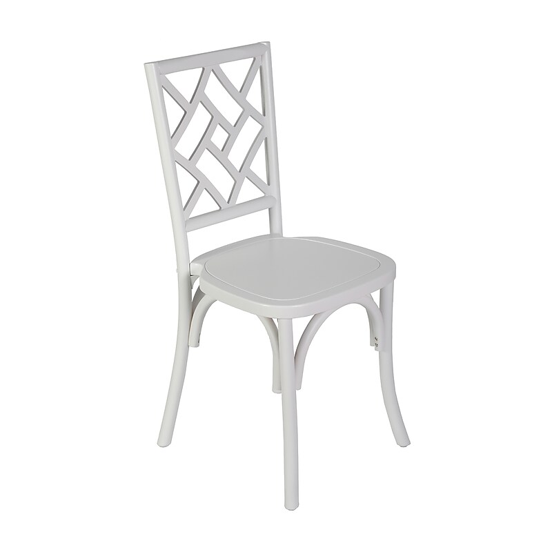 Flash Furniture Brooklyn Contemporary Wood Dining Chair, White (ZH81005WHT) image 1