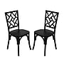 Flash Furniture Brooklyn Contemporary Wood Dining Chair, Black, 2/Pack (2ZH81005BLK)~#|#~sp249868990_sc7