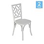 Flash Furniture Brooklyn Contemporary Wood Dining Chair, White, 2/Pack (2ZH81005WHT)~#|#~sp249869022_sc7