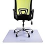 Mind Reader Carpet Chair Mat with Lip, 36" x 48'', Low-Pile, Clear, Set of 2 (2OFFCMAT-CLR)~#|#~sp249955792_sc7