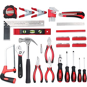 Apollo Tools Household Tool Kit, 71 Pieces (DT0204)