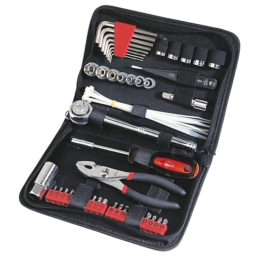 Apollo Tools Auto Tool Set In Zipper Case, 56 Pieces (DT9774