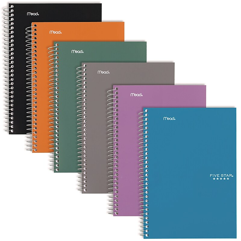 Five Star 2-Subject Notebooks, 9.5" x 6", College Ruled, 80 Sheets (840029) image 1