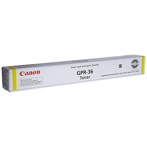 Canon GPR-36 Yellow Standard Yield Toner Cartridge (CNM3785B003AA