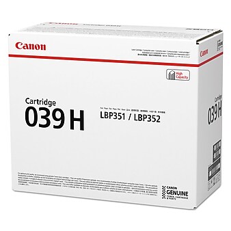 Canon 039H Black High Yield Toner Cartridge (CNM0288C001AA)