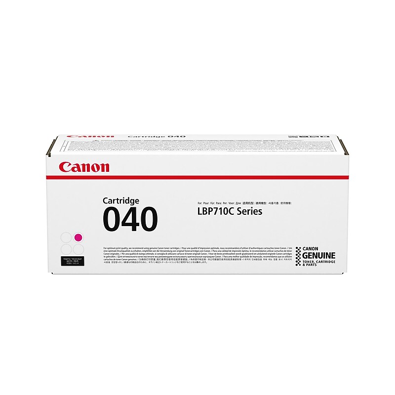 Canon 040 Magenta Economy Toner Cartridge, Prints Up to 5,400 Pages (CNM0456C001AA) image 1