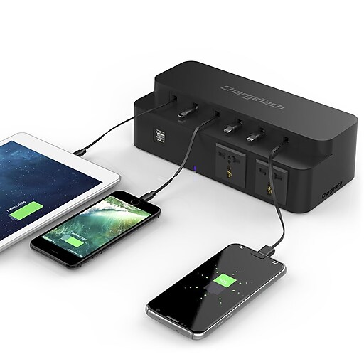 Shop Staples for ChargeTech Power Strip Charging Station for Desktop