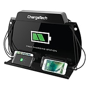 ChargeTech USB Charging Station for Most Smartphones, Black (CT-300061)