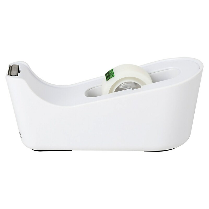 Scotch C18 Desktop Dispenser, 1" Core, White (C18-W) image 1