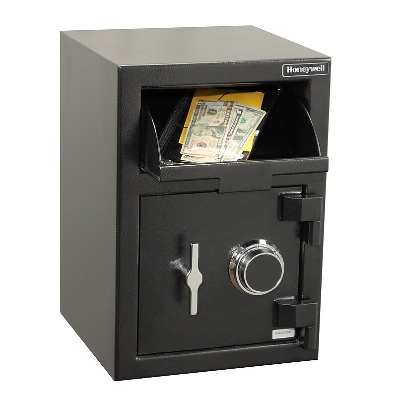 Honeywell Combination Steel Depository Safe, 1.06 Cube (5911) image 1