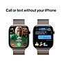 Apple Watch Series 10, GPS + Cellular, 46mm, Natural Titanium Case, Natural Milanese Loop (MWYC3LW/A)~#|#~sp252502652_sc7