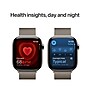 Apple Watch Series 10, GPS + Cellular, 46mm, Natural Titanium Case, Natural Milanese Loop (MWYC3LW/A)~#|#~sp252502654_sc7