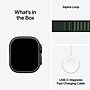 Apple Watch Ultra 2 GPS + Cellular Smartwatch, 49mm, Black Titanium Case with Dark Green Alpine Loop, Medium (MX4R3LW/A)~#|#~sp252646112_sc7