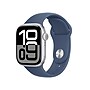 Apple Watch Series 10 GPS Smartwatch, 42mm, Silver Aluminum Case with Denim Sport Band, Small/Medium (MWWA3LW/A)~#|#~sp252646125_sc7