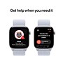 Apple Watch Series 10 GPS Smartwatch, 42mm, Silver Aluminum Case with Blue Cloud Sport Loop (MWWD3LW/A)~#|#~sp252646133_sc7