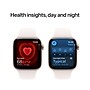 Apple Watch Series 10 GPS + Cellular Smartwatch, 42mm, Rose Gold Aluminum Case with Light Blush Sport Band, S/M (MWX93LW/A)~#|#~sp252646141_sc7
