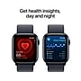 Apple Watch SE GPS Smartwatch, 44mm, Midnight Aluminum Case with Ink Sport Loop (MXEP3LL/A)~#|#~sp252646197_sc7