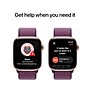 Apple Watch Series 10 GPS Smartwatch, 42mm, Rose Gold Aluminum Case with Plum Sport Loop (MWWK3LW/A)~#|#~sp252646218_sc7