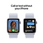 Apple Watch SE GPS Smartwatch, 40mm, Silver Aluminum Case with Blue Cloud Sport Loop, One Size (MXEE3LL/A)~#|#~sp252646240_sc7