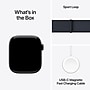 Apple Watch Series 10 GPS Smartwatch, 42mm, Jet Black Aluminum Case with Ink Sport Loop (MWWG3LW/A)~#|#~sp252646265_sc7