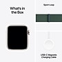 Apple Watch SE GPS Smartwatch, 40mm, Starlight Aluminum Case with Lake Green Sport Loop (MXEH3LL/A)~#|#~sp252646275_sc7