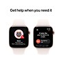 Apple Watch Series 10 GPS + Cellular Smartwatch, 42mm, Rose Gold Aluminum Case with Light Blush Sport Band, S/M (MWX93LW/A)~#|#~sp252646291_sc7