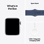Apple Watch SE GPS Smartwatch, 40mm, Silver Aluminum Case with Denim Sport Band, Medium/Large (MXED3LL/A)~#|#~sp252646294_sc7