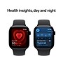 Apple Watch Series 10 GPS Smartwatch, 42mm, Jet Black Aluminum Case with Black Sport Band, Small/Medium (MWWE3LW/A)~#|#~sp252646298_sc7